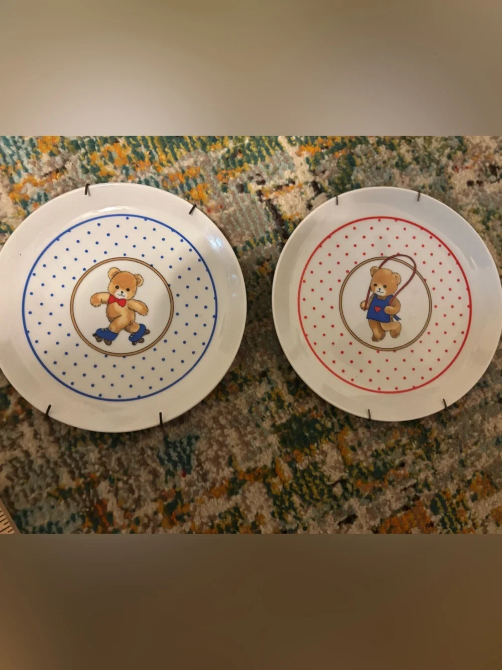 Tienshan stoneware country Bear collection. Made in Japan